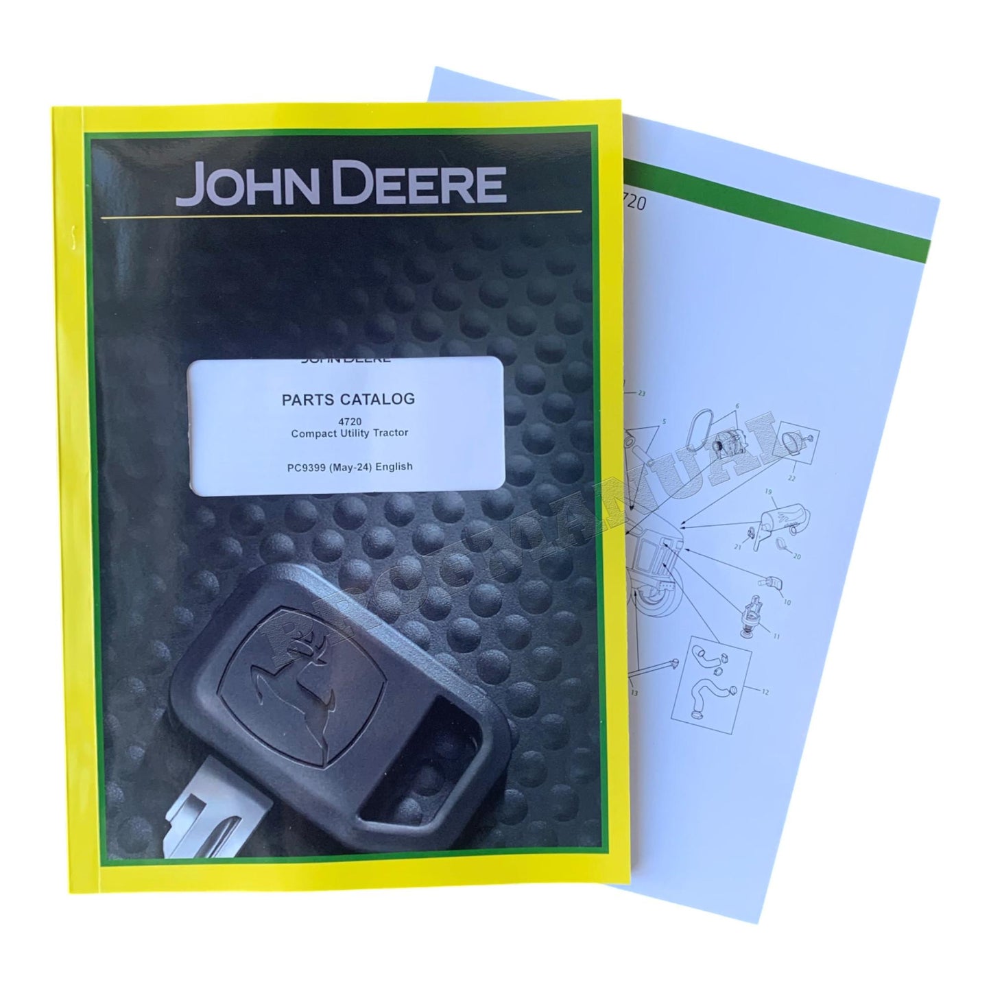 JOHN DEERE 4720 TRACTOR PARTS CATALOG MANUAL + !BONUS!