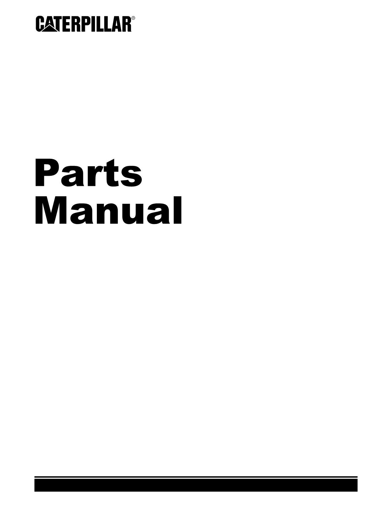 Caterpillar Rotary Blasthole Drill Undercarriage Parts Catalog Manual SEBP65381