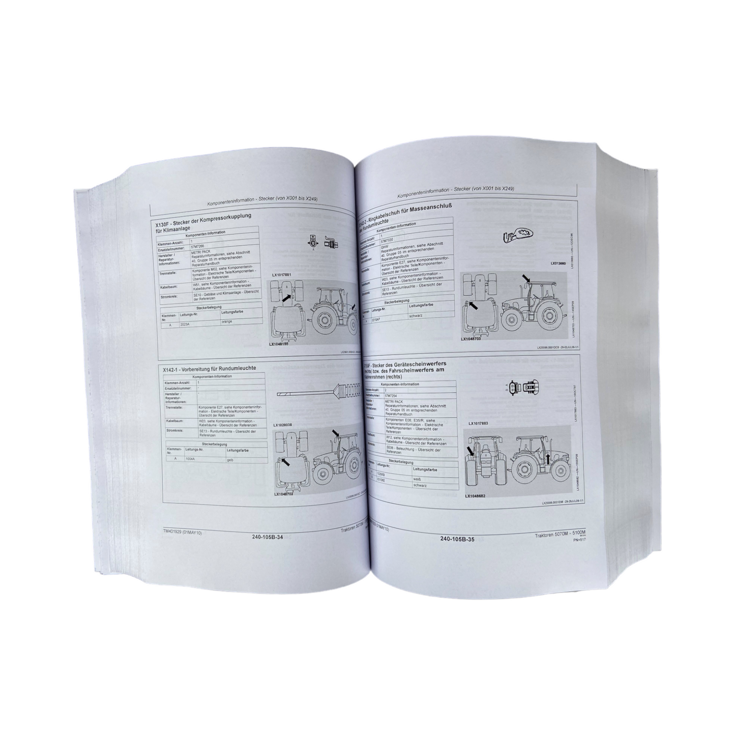 JOHN DEERE 5070M 5080M 5090M 5100M TRAKTOR DIAGNOSE REPARATURHANDBUCH