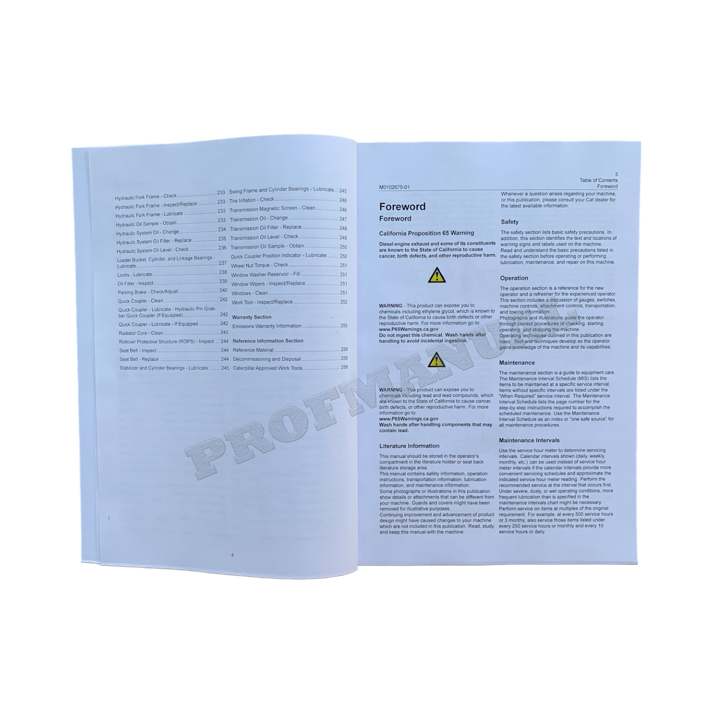 Caterpillar 415 416 420 420XE 430 Backhoe Loader Operators Maintenance Manual