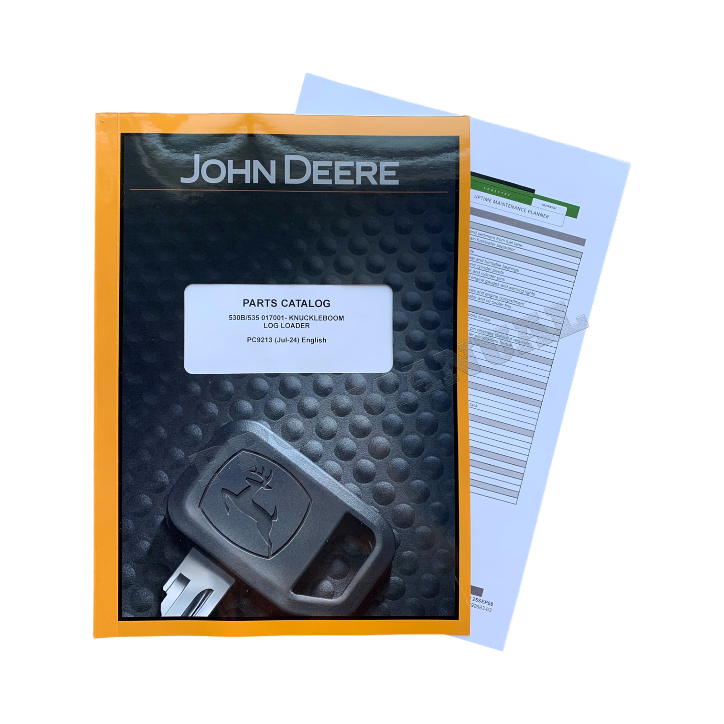 JOHN DEERE 530B 535 LOG LOADER PARTS CATALOG MANUAL + !BONUS!