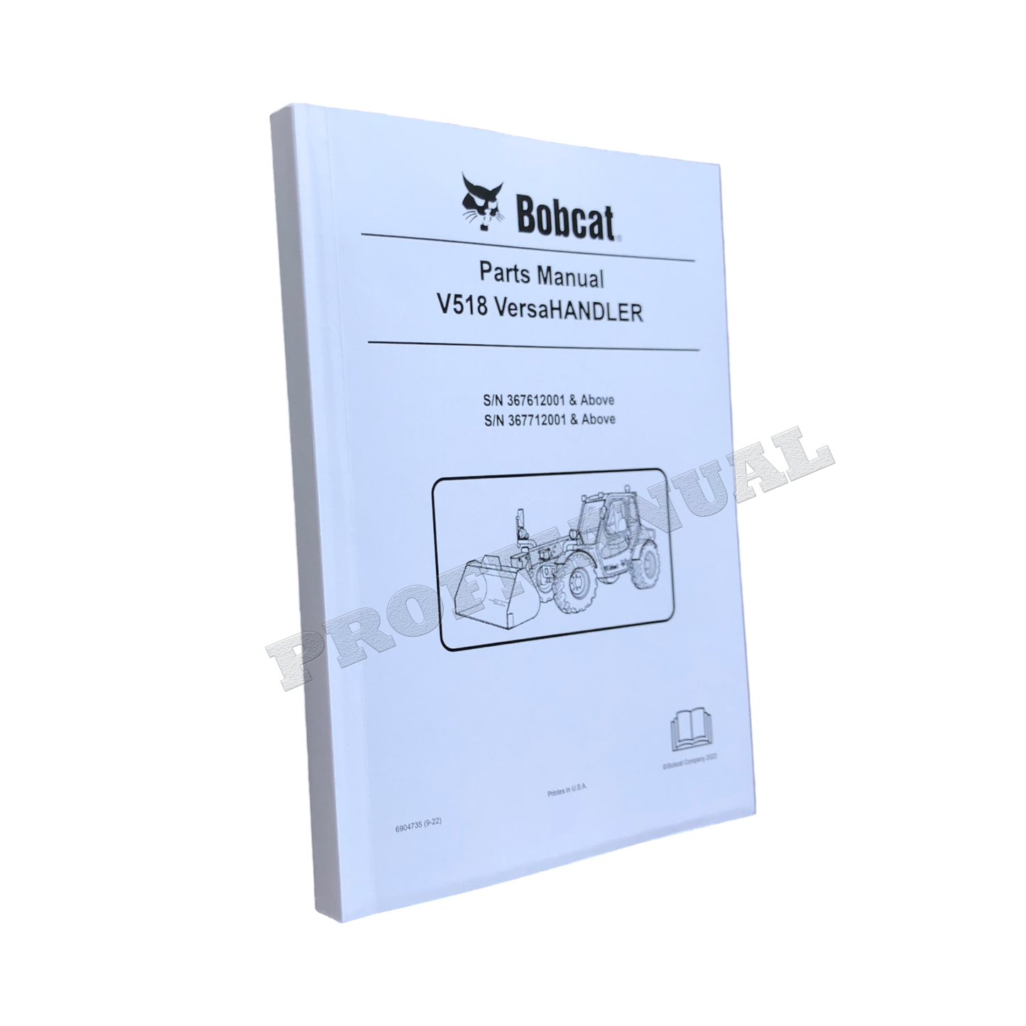 Manuel du catalogue de pièces Bobcat V518 VersaHandler 367612001- 367712001-