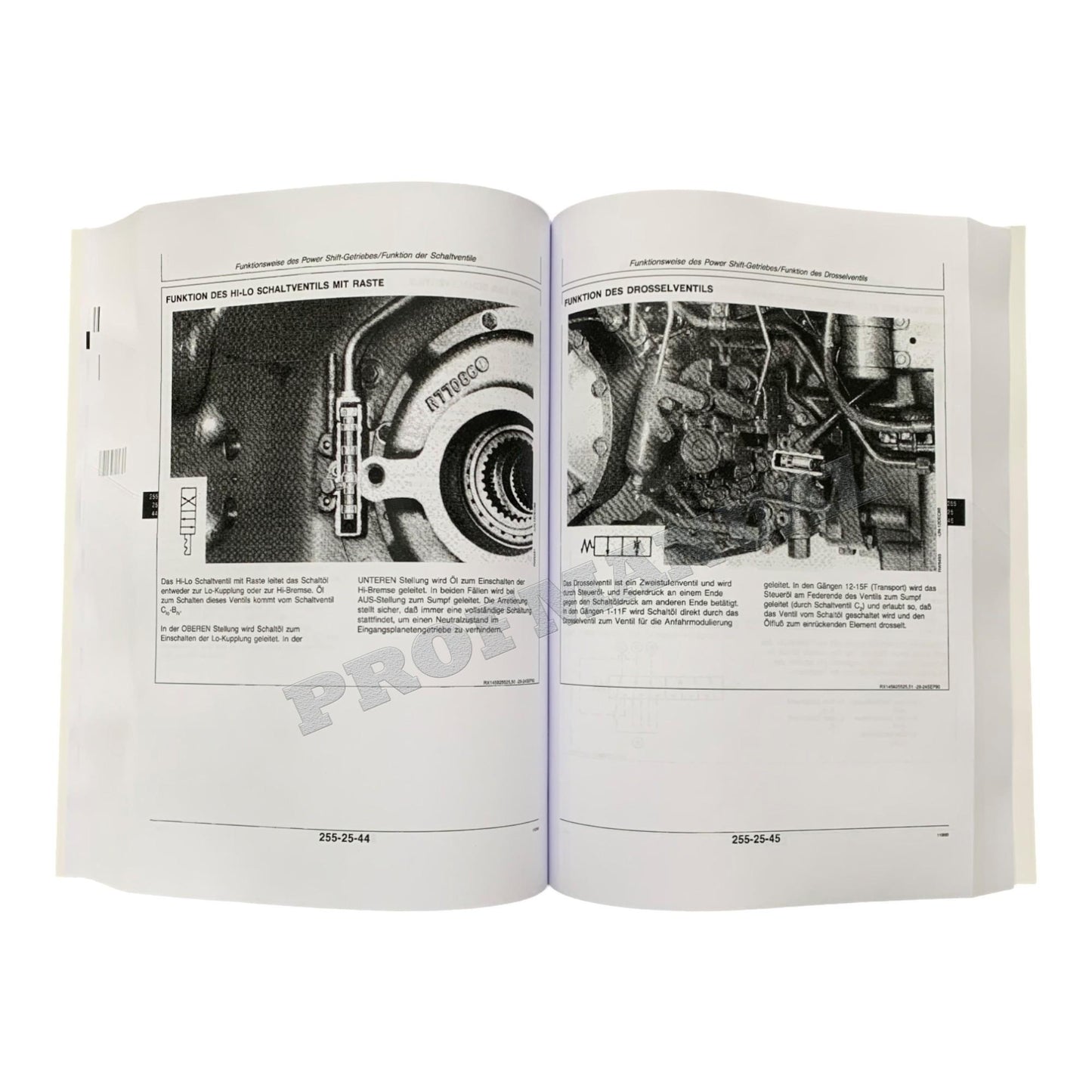 JOHN DEERE 4055 4255 4455 TRAKTOR DIAGNOSE REPARATURHANDBUCH PRÜFEN