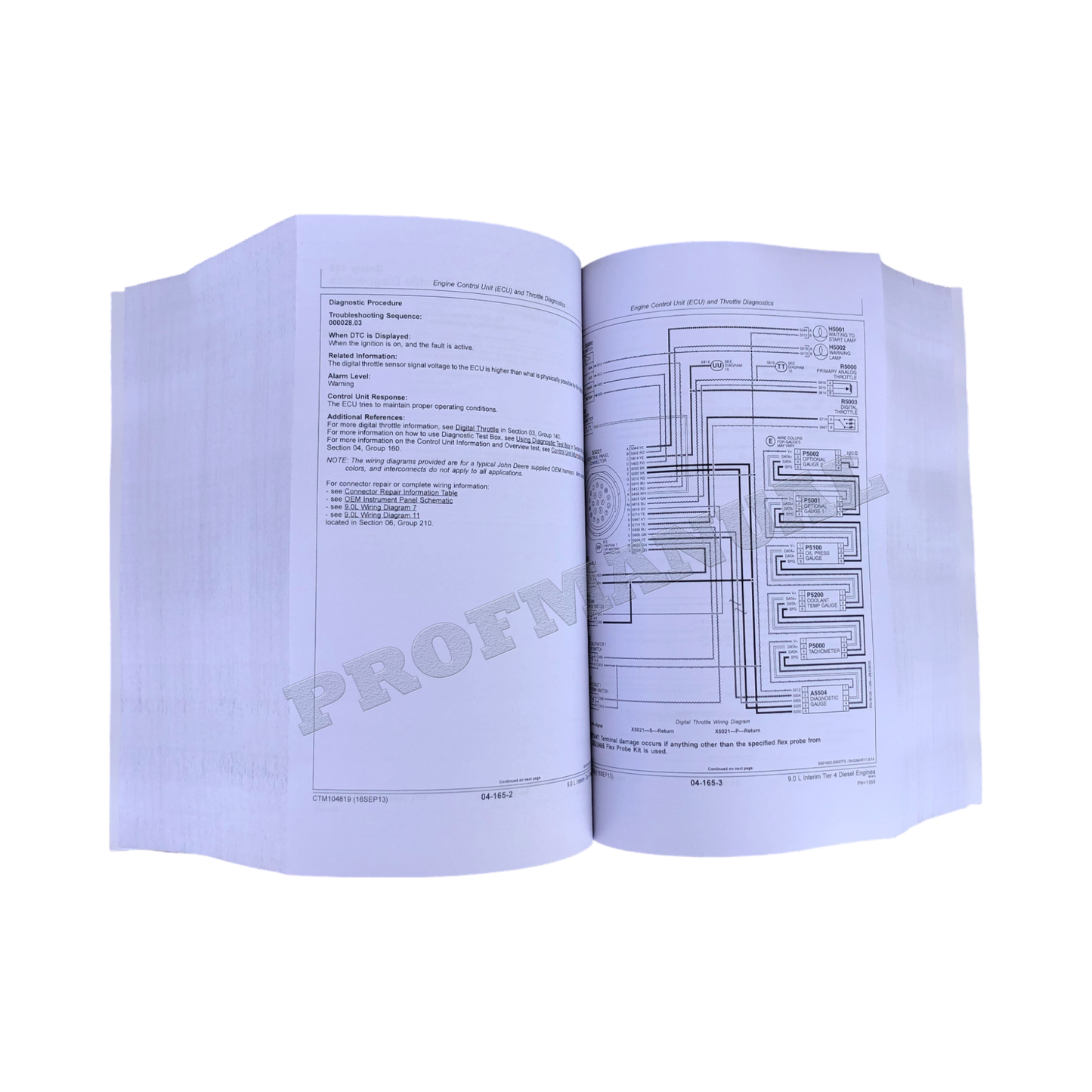 John Deere 6090 9.0L Engine Level 21 ECU Service manual