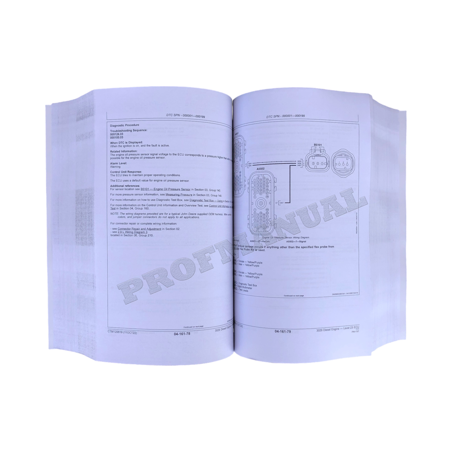 John Deere 3029 2.9L Engine Level 23 ECU Service manual