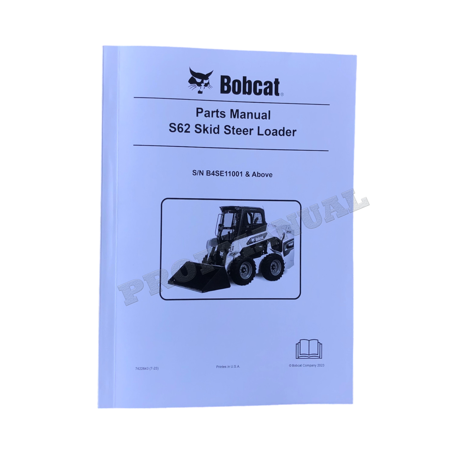 Catalogue de pièces détachées pour chargeuse compacte Bobcat S62