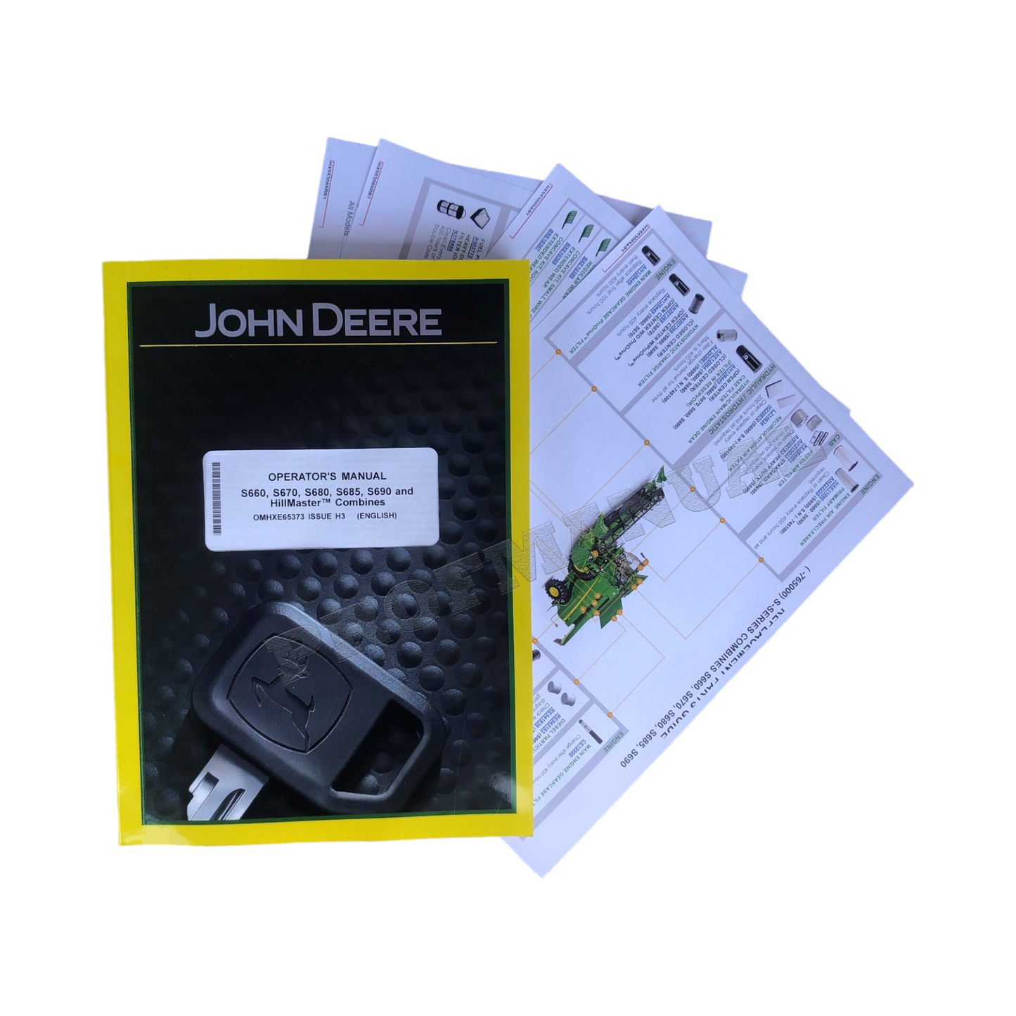 JOHN DEERE S660 S670 S680 S685 S690 COMBINE OPERATOR MANUAL + !BONUS!