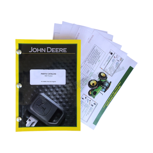 JOHN DEERE 5525 TRACTOR PARTS CATALOG MANUAL + !BONUS!