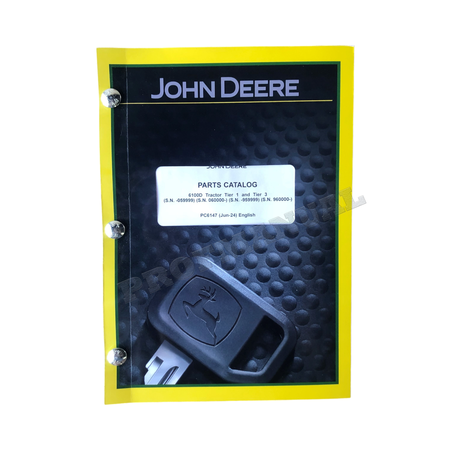 CATALOGUE DE PIÈCES DÉTACHÉES DU TRACTEUR JOHN DEERE 6100D + !BONUS!