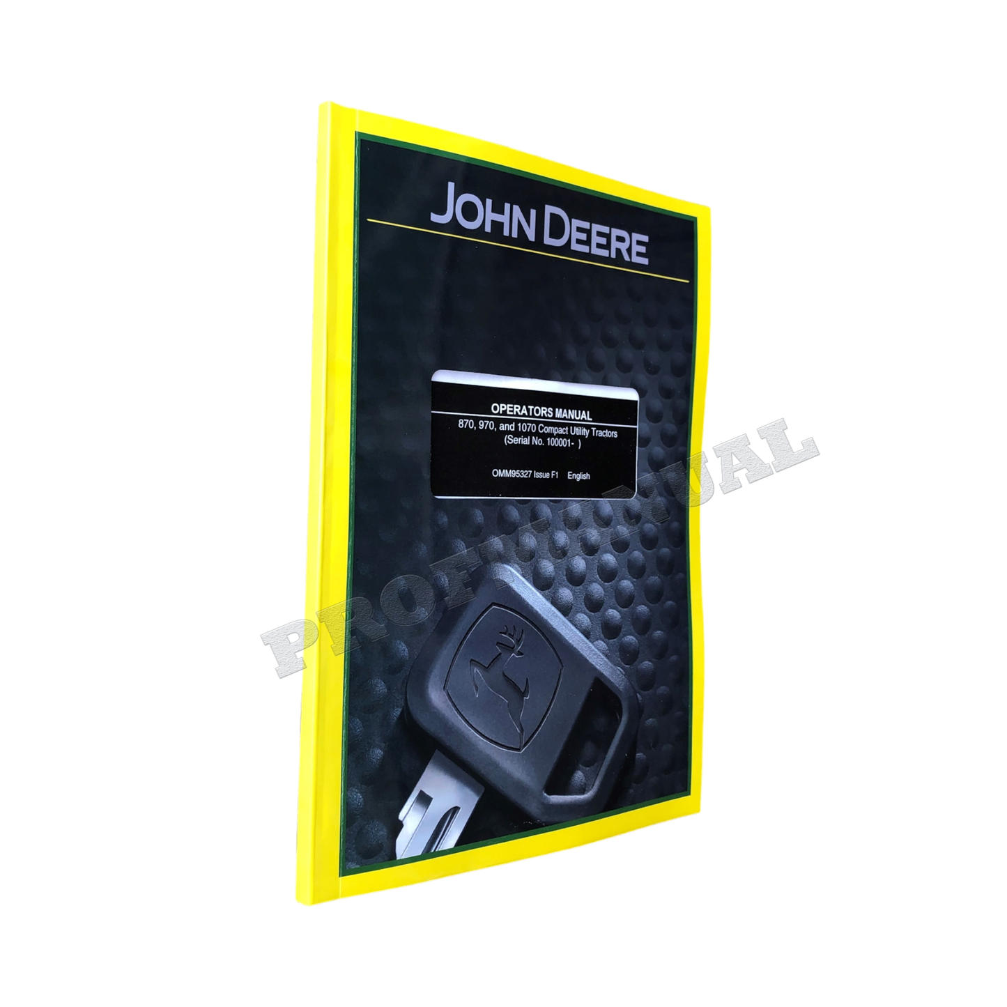 MANUEL D'UTILISATION DU TRACTEUR JOHN DEERE 1070 870 970 série 100001-