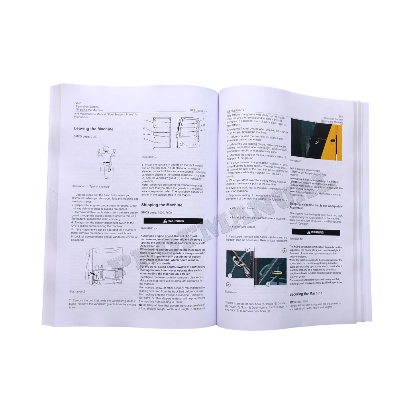 Caterpillar 349F 352F Excavator Operators Maintenance Manual