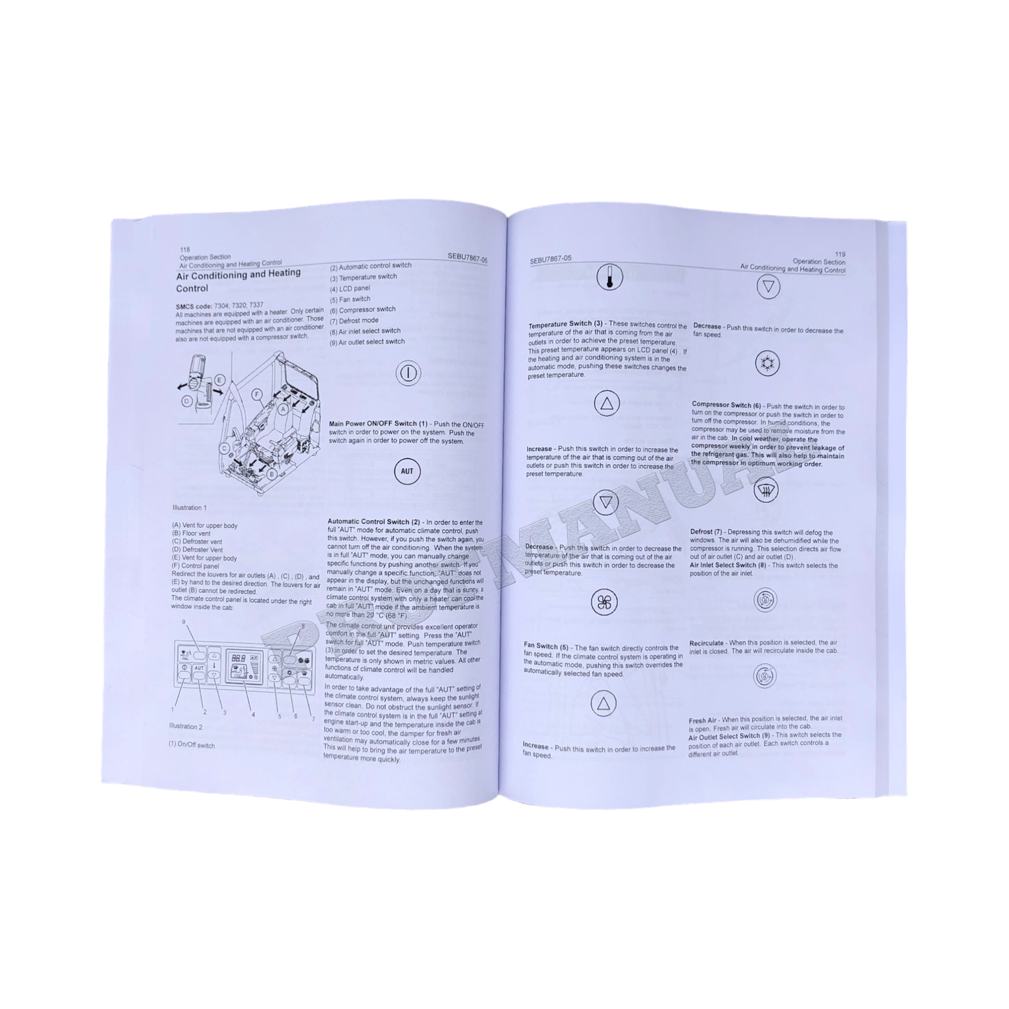 Caterpillar 320D Excavator Operators Maintenance Manual CXY1-Up DHK1-Up