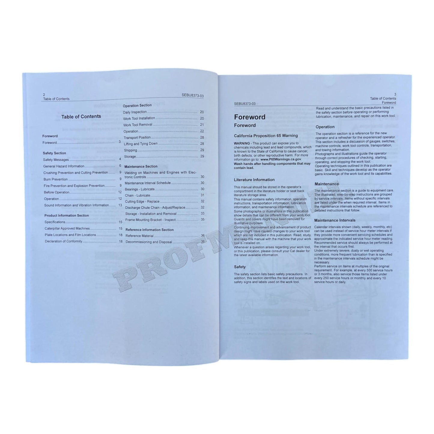 Caterpillar SR117 SR118 SR121 SR318 SR321 Snow Blower Operators Maintenance Manual