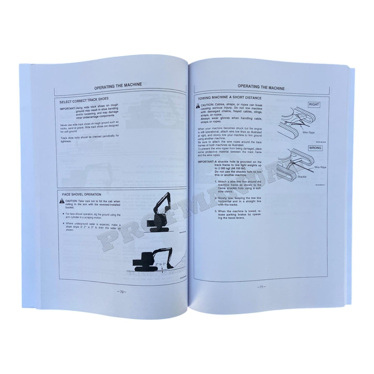 HITACHI EX60-2 EXCAVATOR OPERATORS MANUAL