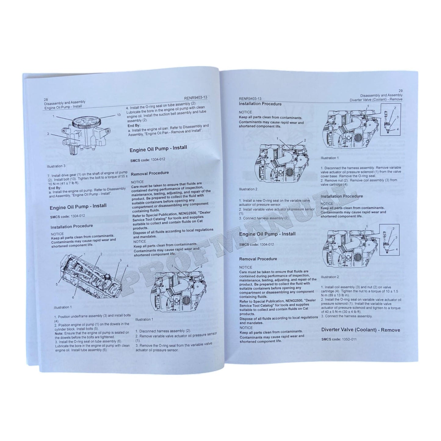 Caterpillar C15 ACERT Truck Engine Full Service Manual *Seriennummer senden