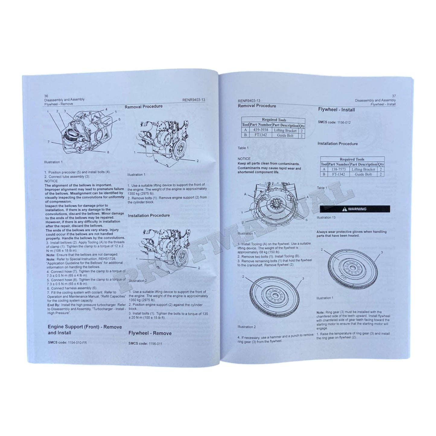 Caterpillar C15 ACERT Truck Engine Full Service Manual *Seriennummer senden