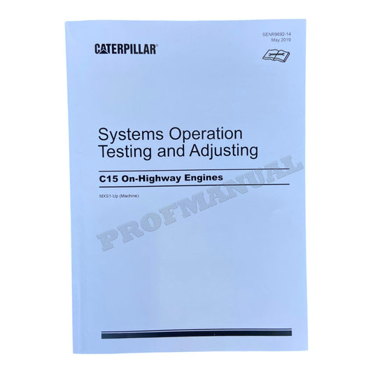 Caterpillar C15 ACERT Truck Engine Full Service Manual *Seriennummer senden