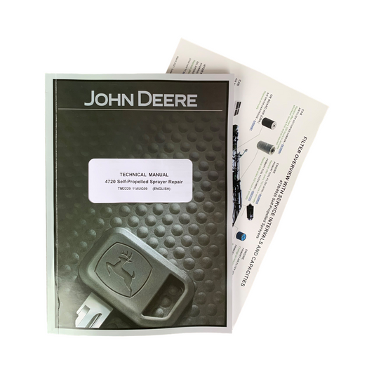 JOHN DEERE 4720 SPRAYER SERVICE MANUAL + !BONUS!