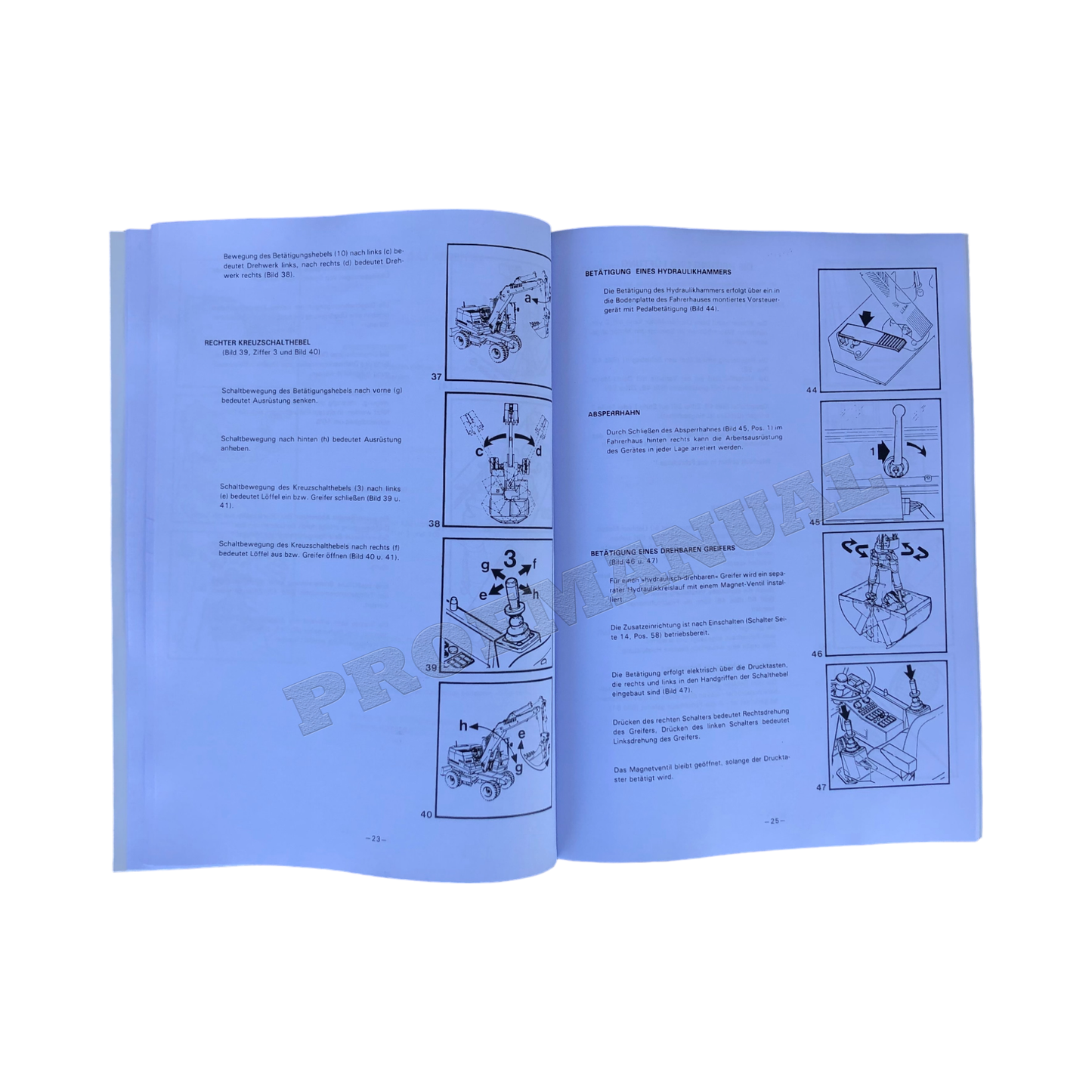 Liebherr A902 Hydraulikbagger Manuel d'instructions