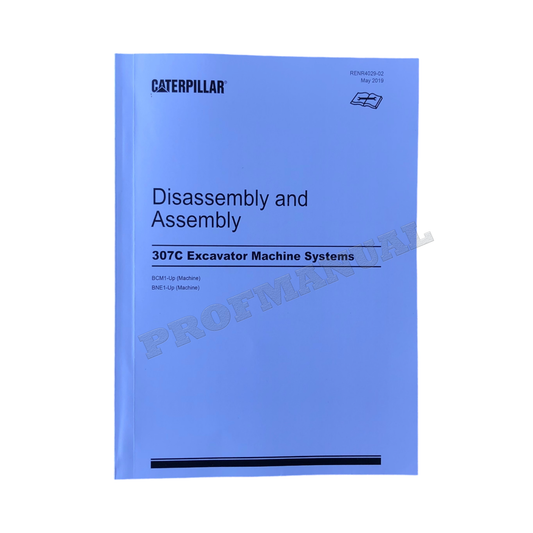 Caterpillar 307C Excavator Service Manual Disassem Assem