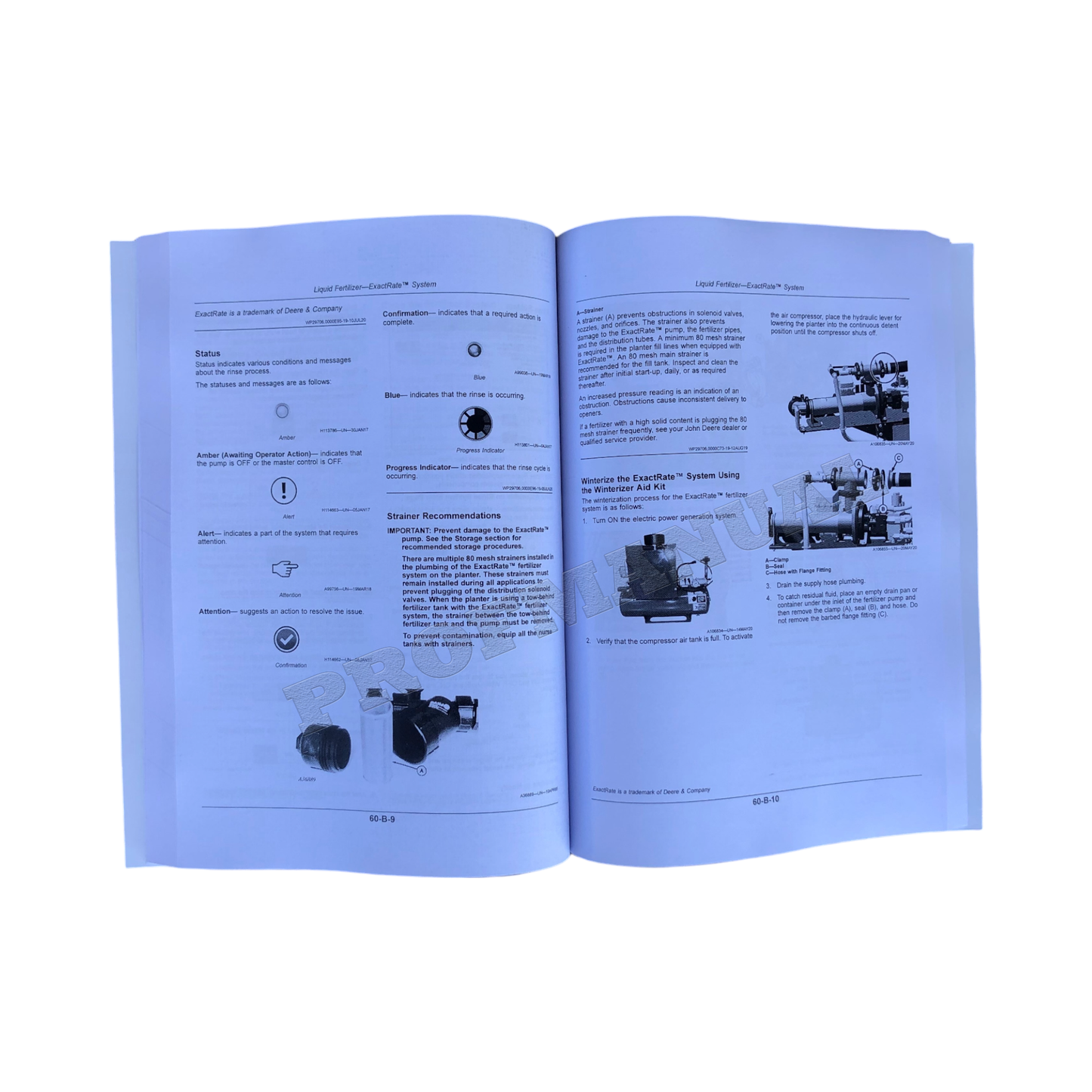 JOHN DEERE 1795 EXACTEMERGE MAXEMERGE 5E CCS PLANTER OPERATORS MANUAL