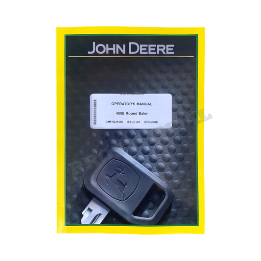 JOHN DEERE 450E BALER OPERATORS MANUAL ser 1-459999