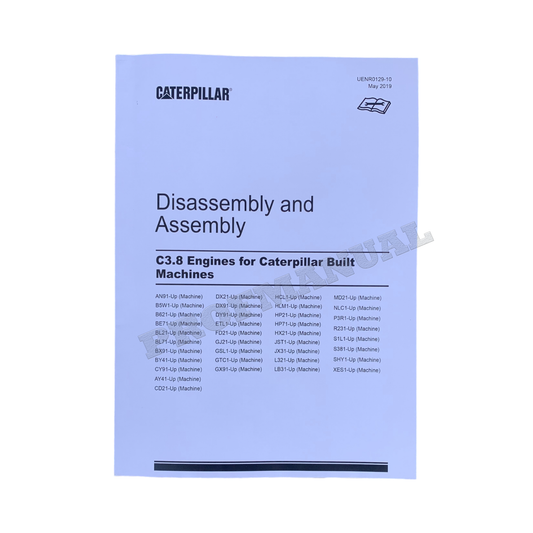 Caterpillar Cat C3.8 Engine Service Manual Disassem Assem