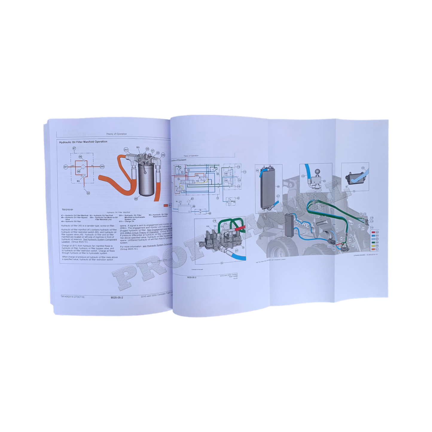 JOHN DEERE 331G 333G KOMPAKTLADER - BEDIENUNGSTESTHANDBUCH + !BONUS!