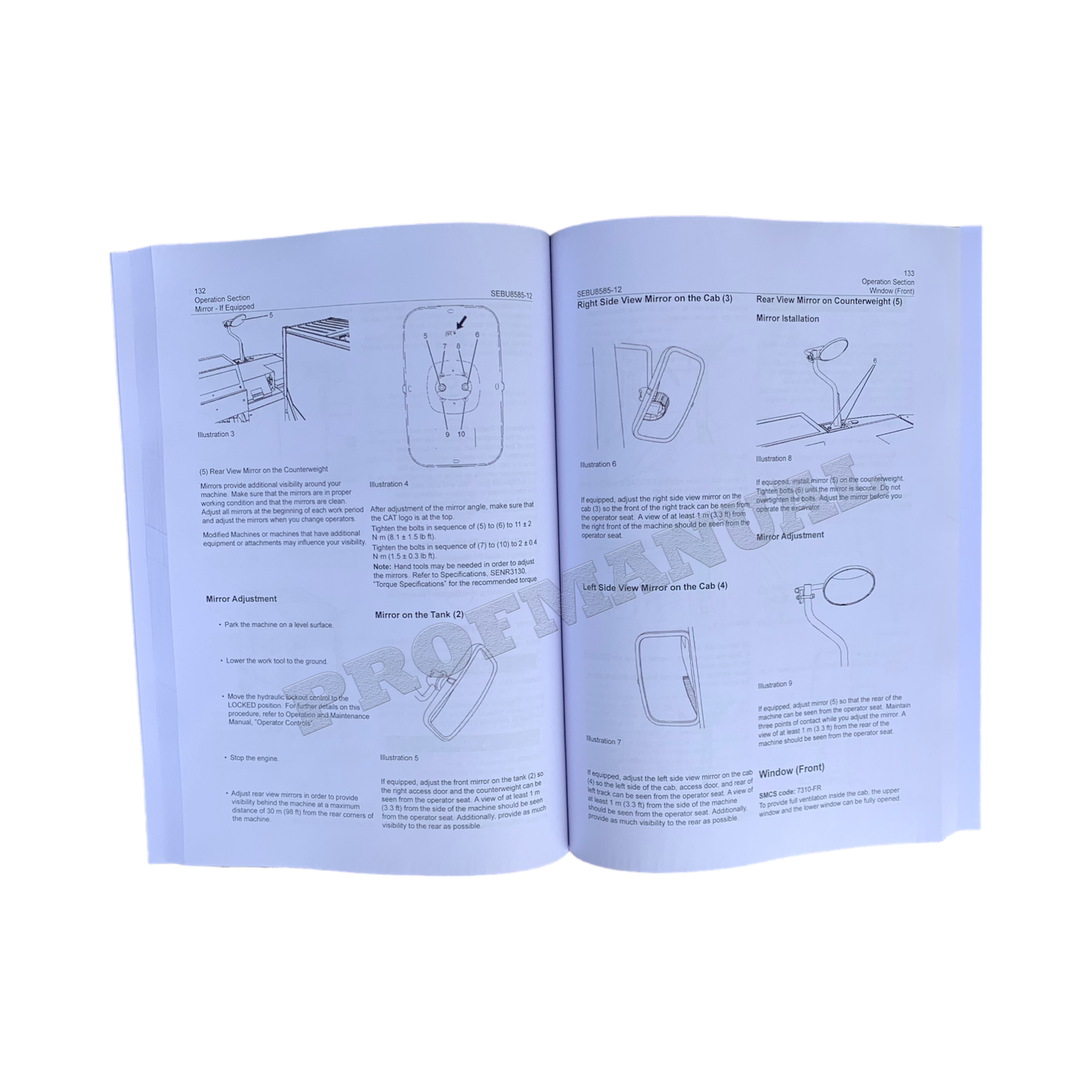 Caterpillar 314E Excavator Operators Maintenance Manual