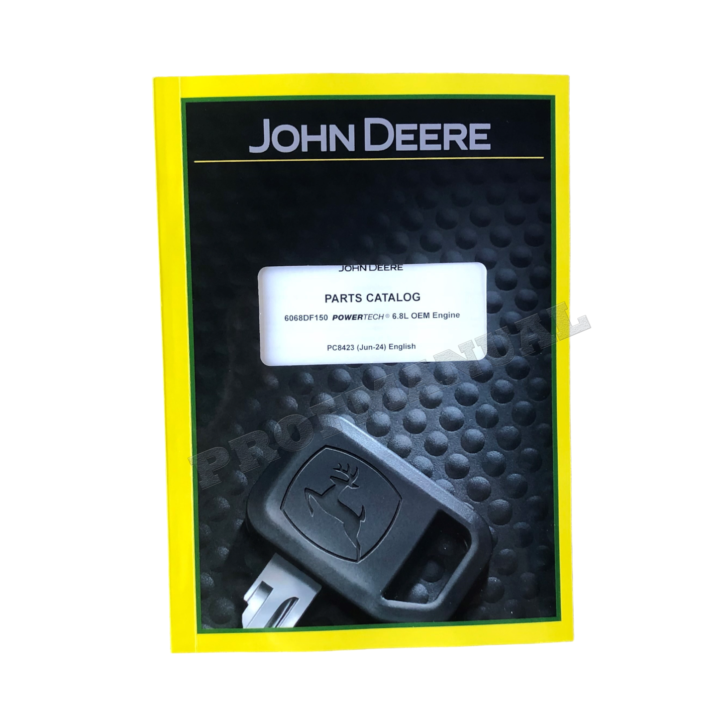 John Deere PowerTech 6.8L 6068DF150 Engine Parts Catalog Manual