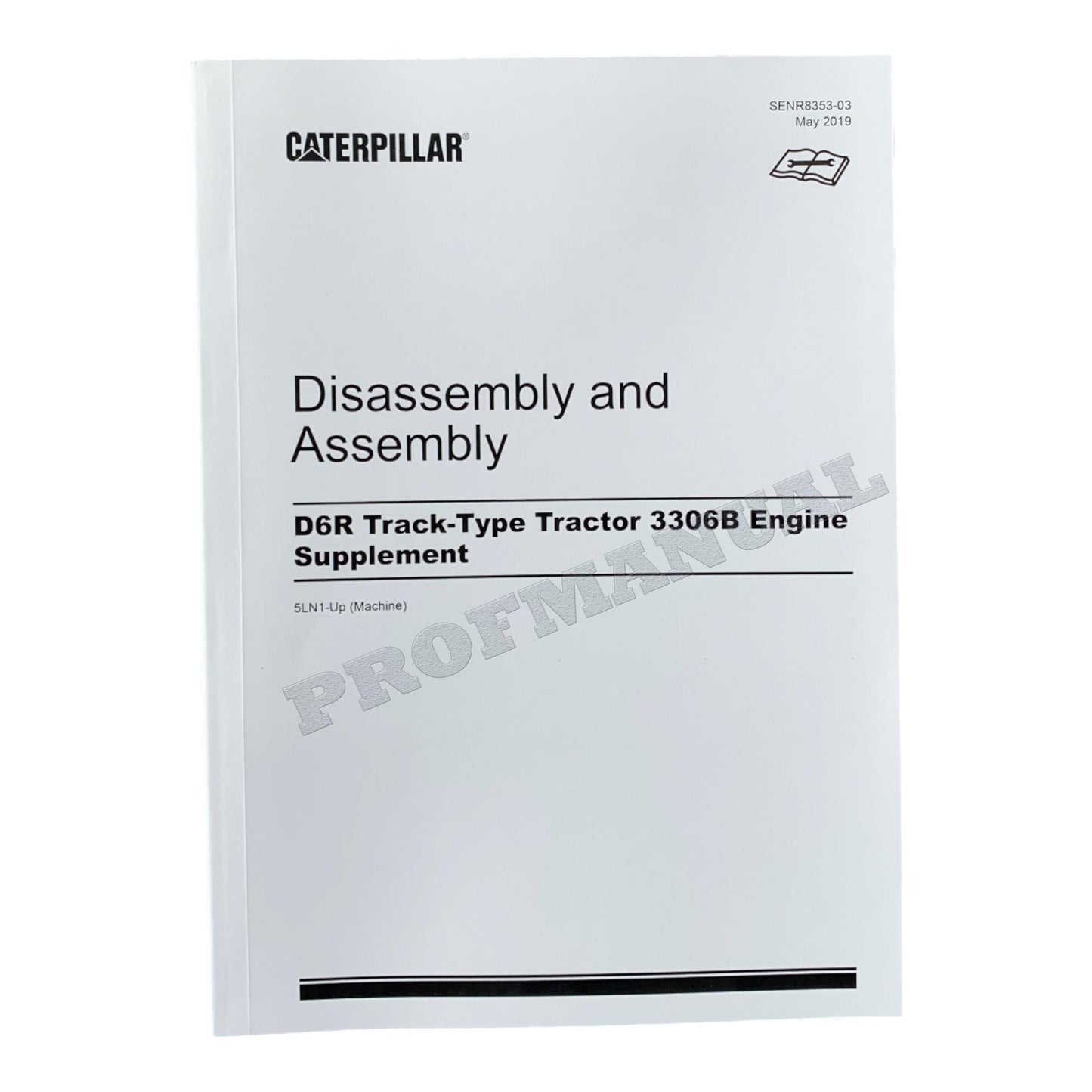 Caterpillar D6R Track Tractor 3306B Engine Supplement Manual Disassembly Assem