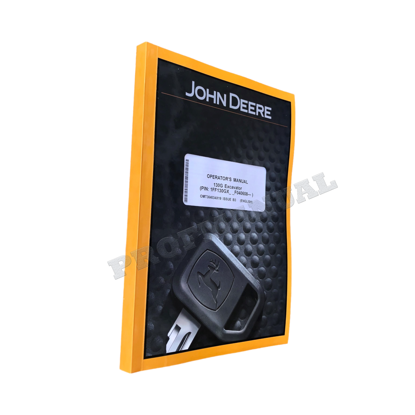 MANUEL D'UTILISATION DE L'EXCAVATRICE JONH DEERE 130G + BONUS SN F040608-