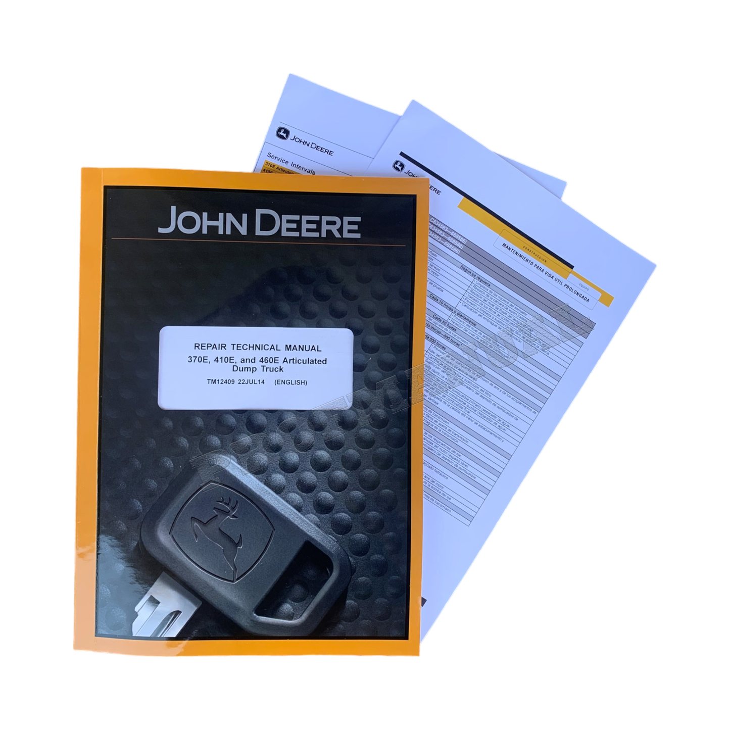 JOHN DEERE 370E 410E 460E DUMP TRUCK REPAIR SERVICE MANUAL + !BONUS!