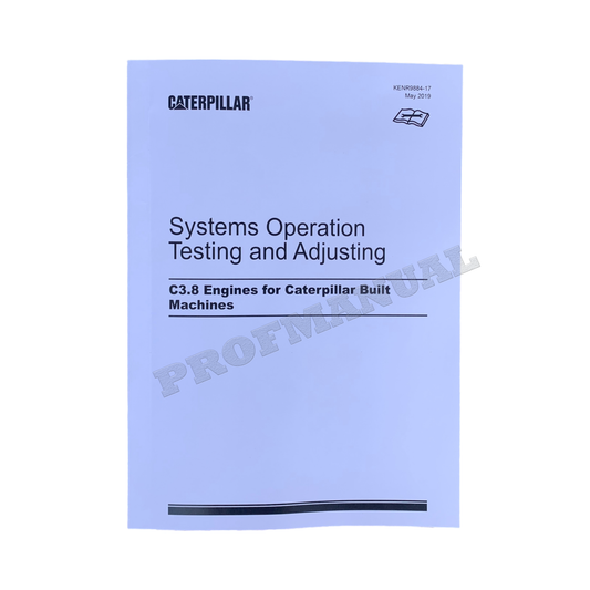 Caterpillar Cat C3.8 Motorsystem Betriebstest Einstellspezifikationshandbuch