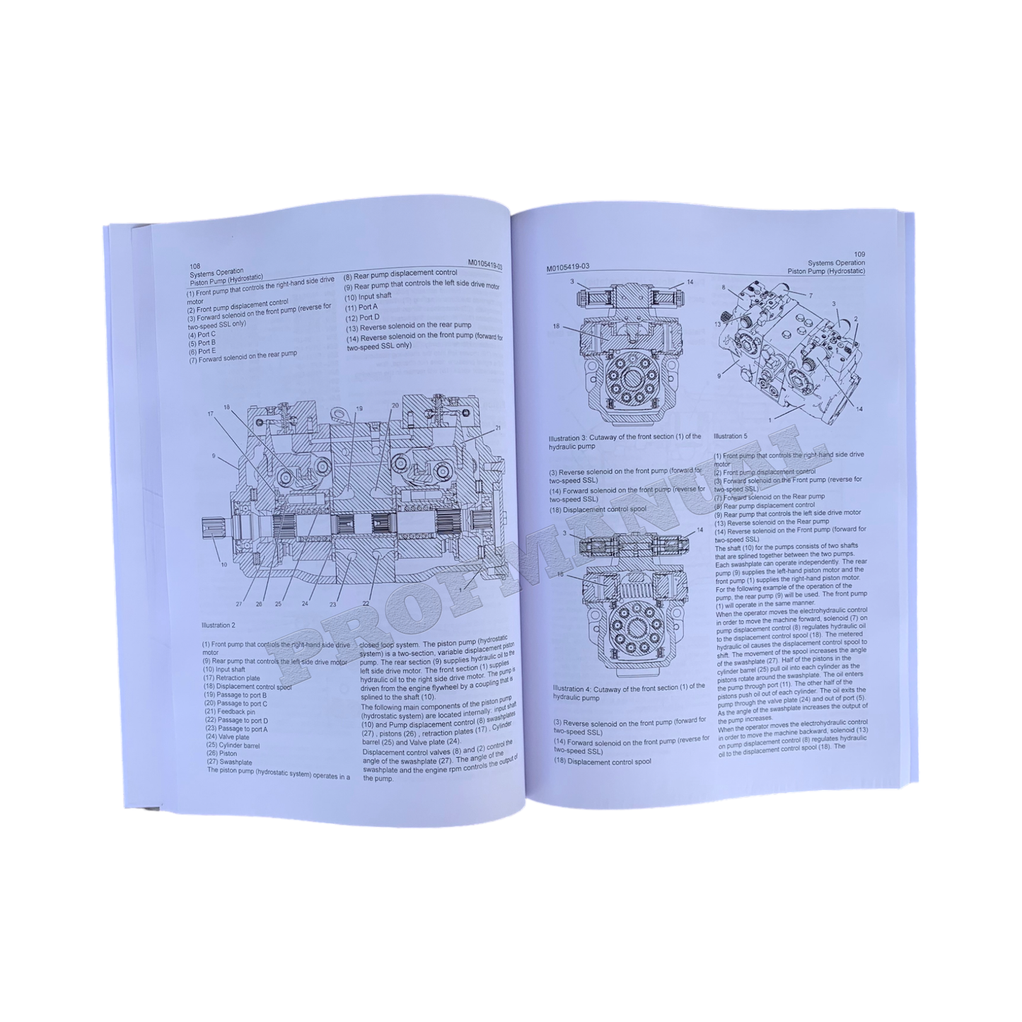 Caterpillar 236D3 242D3 246D3 Lader Spezifikationen Betriebstest Einstellhandbuch