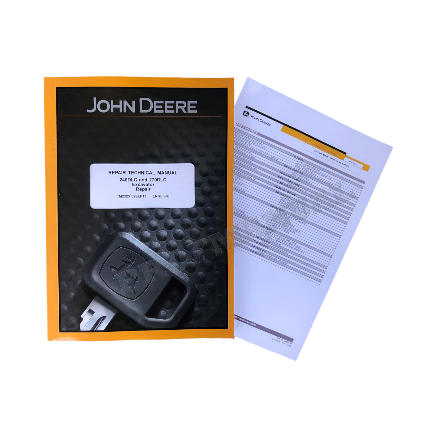 JOHN DEERE 240DLC 270DLC EXCAVATOR REPAIR SERVICE MANUAL TM2323 +BONUS!