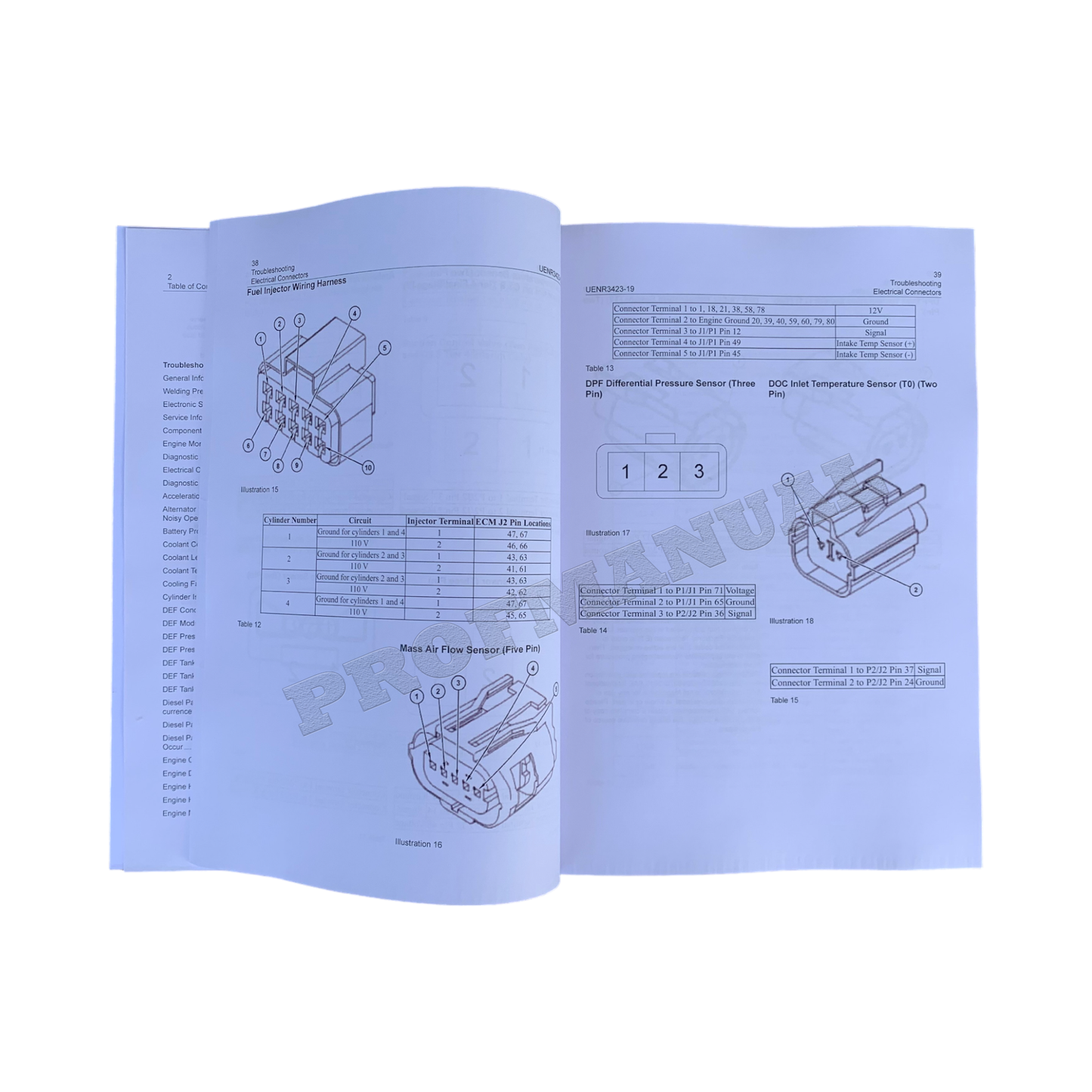 Caterpillar Cat C3.3B C3.8 Engine Troubleshooting Manual