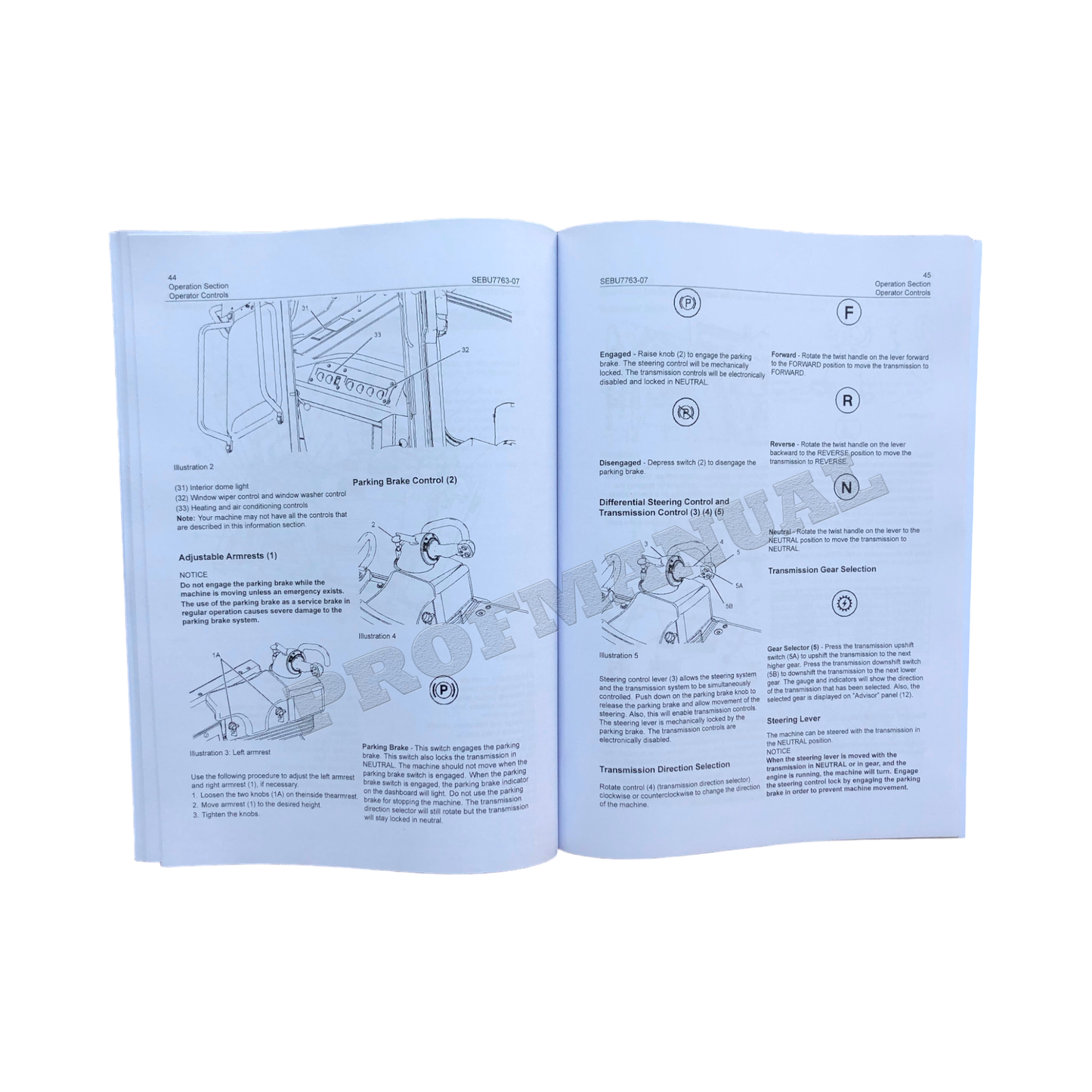 Caterpillar D8T Track Tractor Operators Maintenance Manual ser J8B1-UP KPZ1-UP