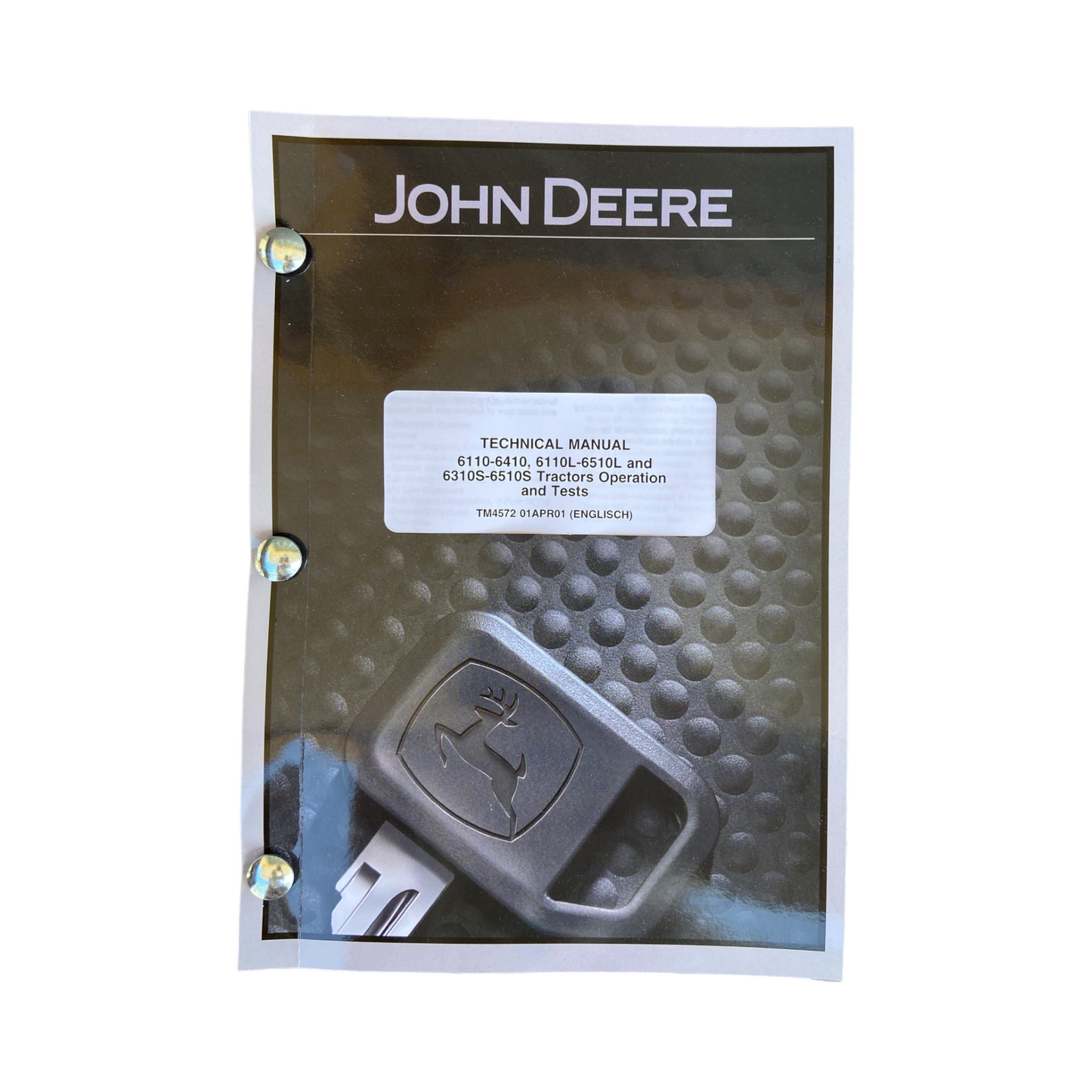 JOHN DEERE 6110 6210 6310 6410 6110L 6310S 6410S TRACTOR SERVICE TEST MANUAL