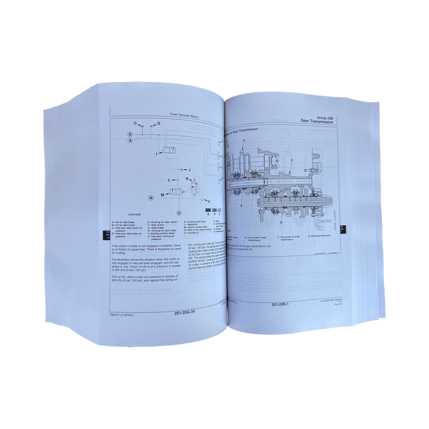 JOHN DEERE 6110 6210 6310 6410 6110L 6310S 6410S TRACTOR SERVICE TEST MANUAL