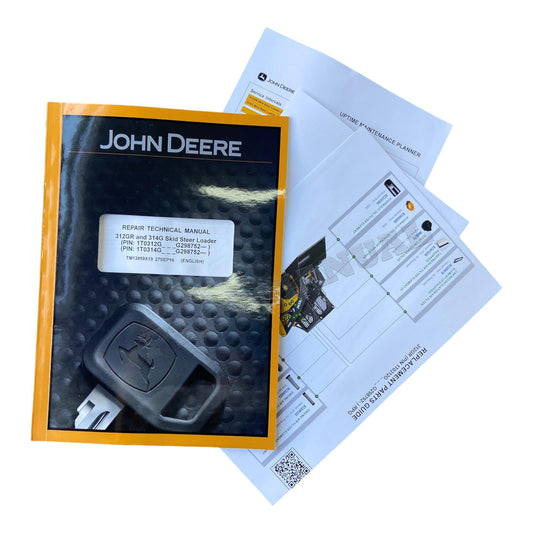 MANUEL D'ENTRETIEN ET DE RÉPARATION DE CHARGEUSE COMPACTE JOHN DEERE 312GR 314GR G298752-