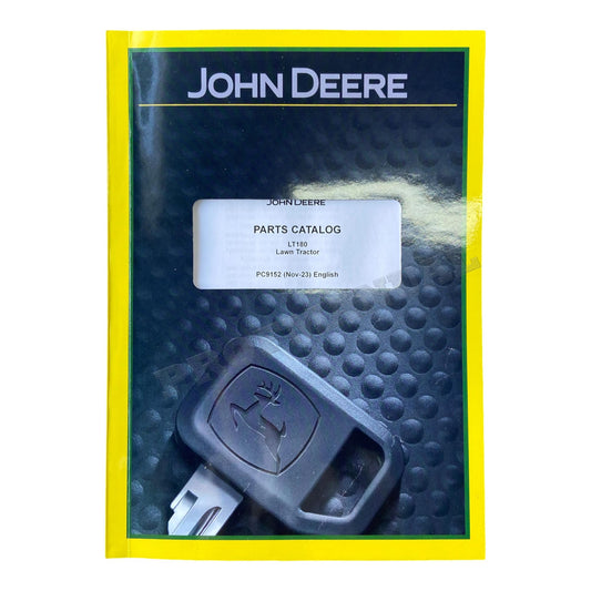 John Deere LT180 Lawn Tractor Parts Catalog Manual PC9152