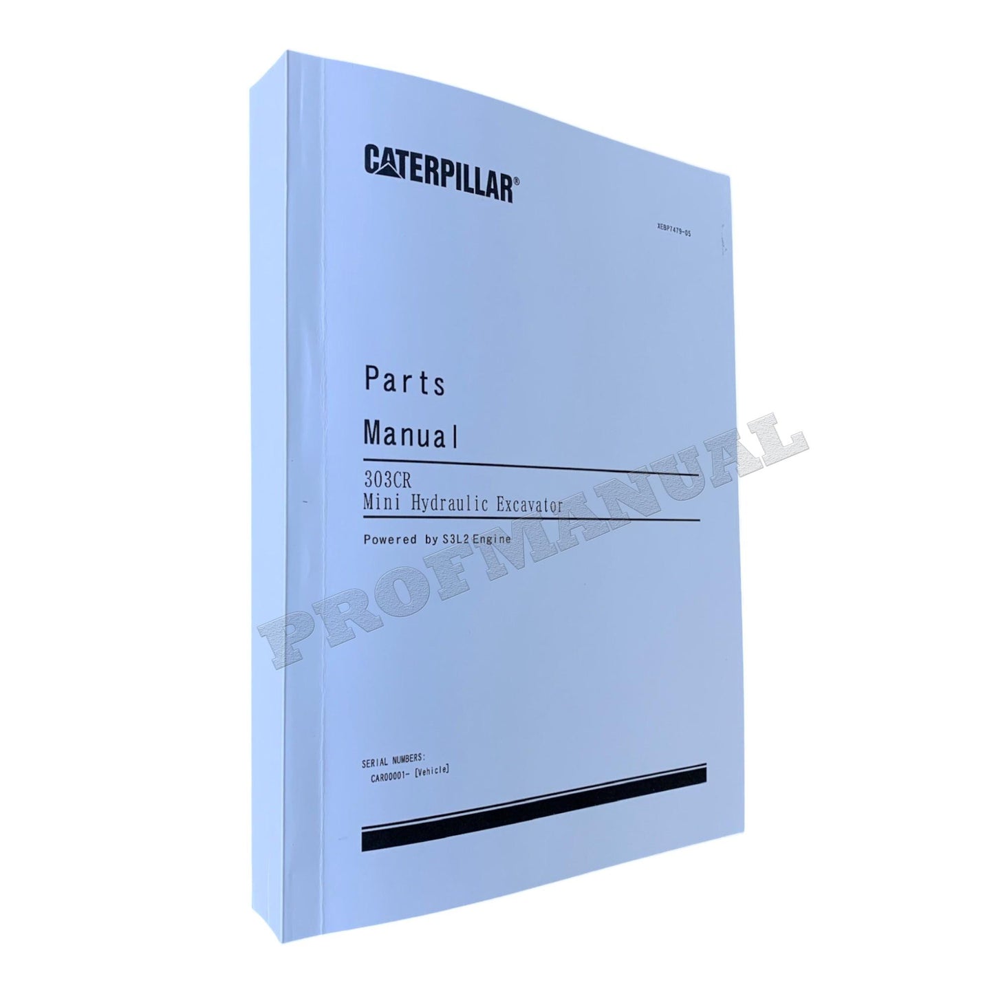 Caterpillar Cat 303CR Mini Hydraulic Excvator Parts Catalog Manual