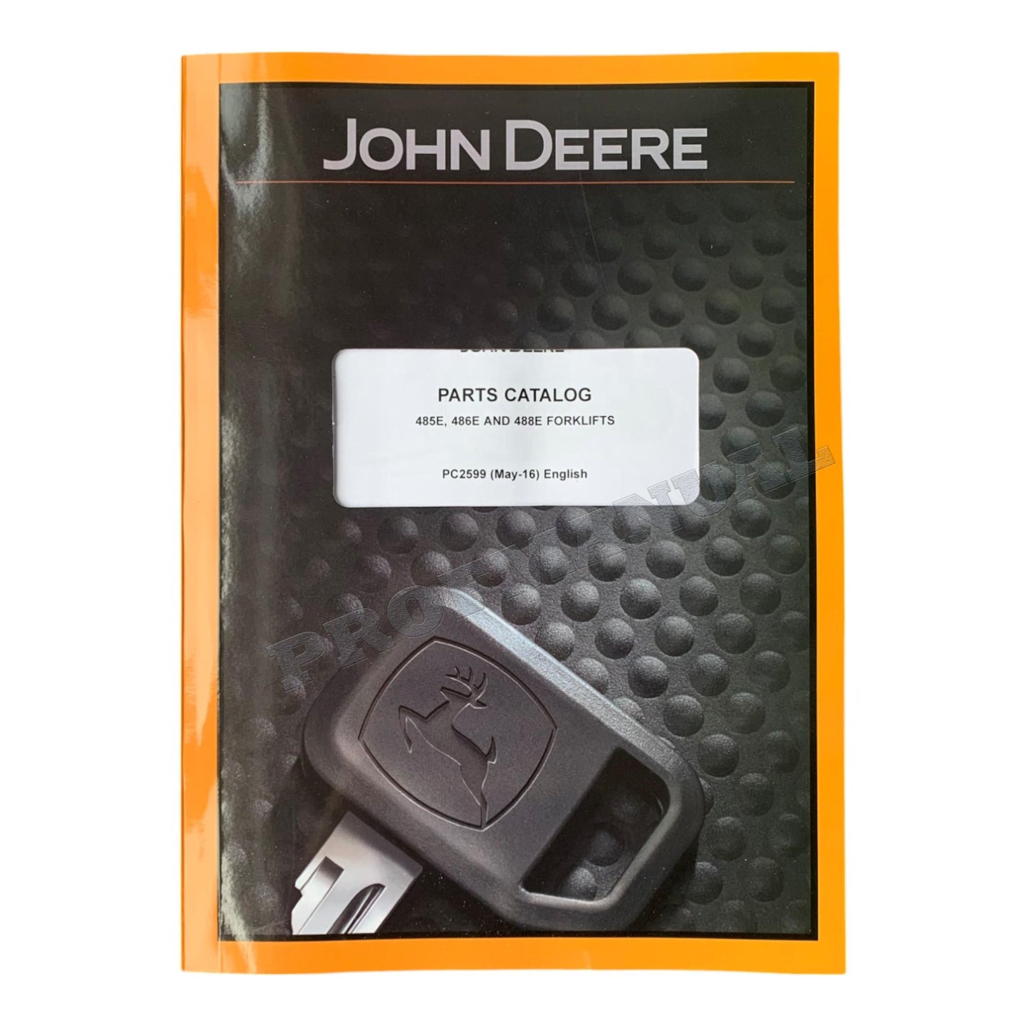 JOHN DEERE 485E 486E 488E FORKLIFT  PARTS CATALOG MANUAL