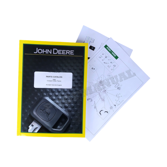 JOHN DEERE 4300 TRAKTOR-ERSATZTEILKATALOG-HANDBUCH + !BONUS! 