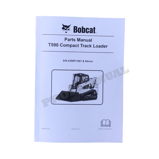 Bobcat T590 Kompakt-Raupenlader, Ersatzteilkatalog, Handbuch A3NR11001-