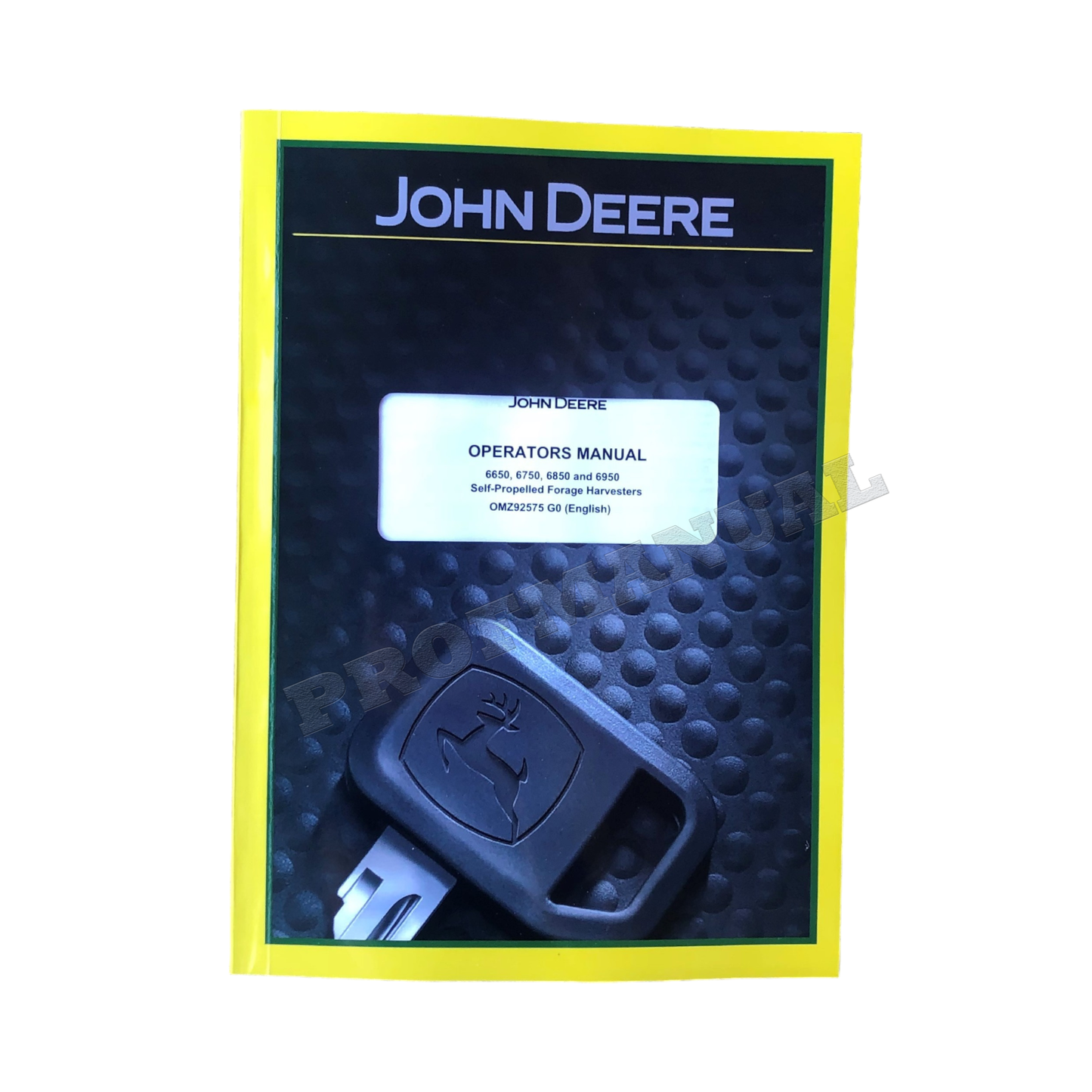 MANUEL D'UTILISATION DE LA MOISSONNEUSE JOHN DEERE 6650 6750 6850 6950 + !BONUS! OMZ92575