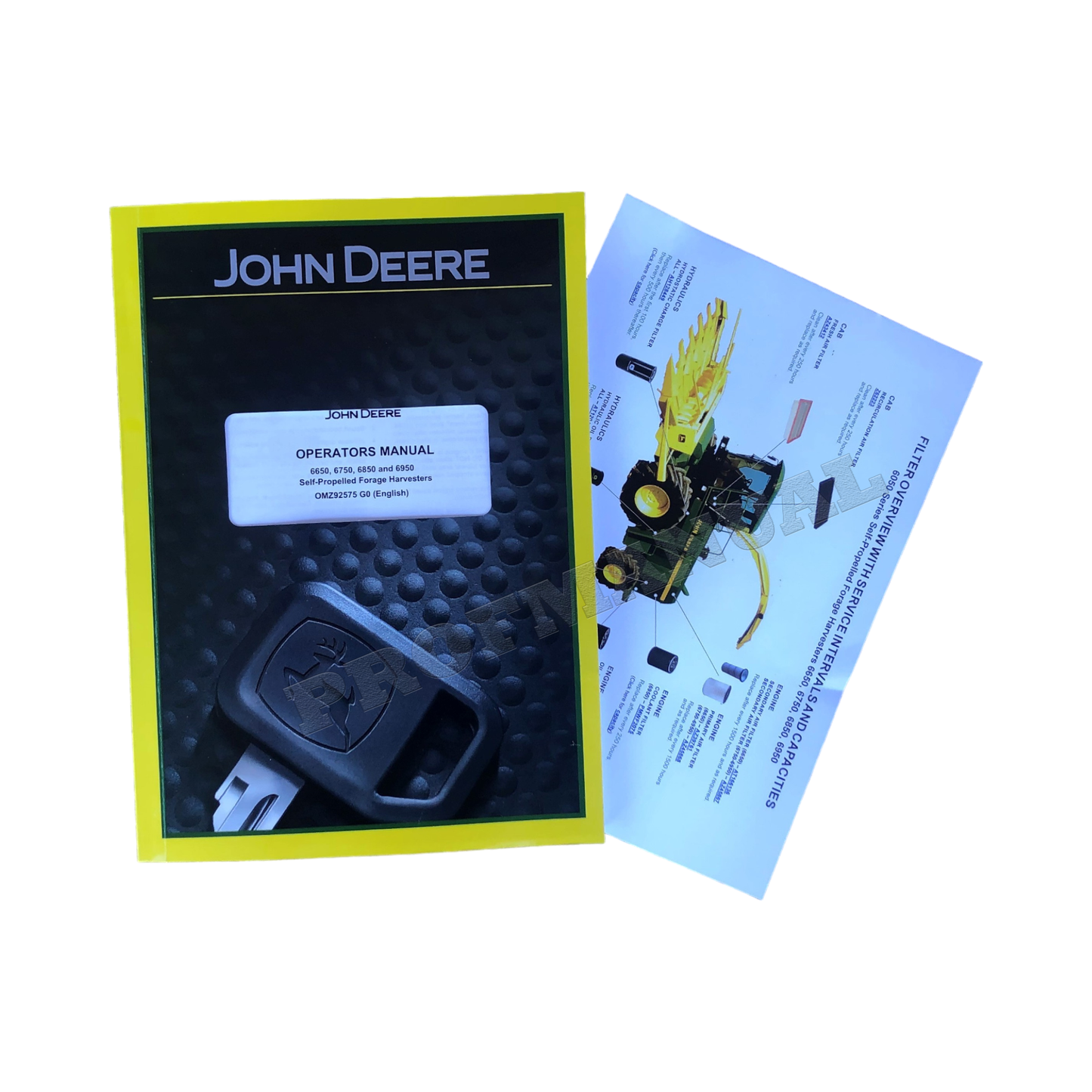 MANUEL D'UTILISATION DE LA MOISSONNEUSE JOHN DEERE 6650 6750 6850 6950 + !BONUS! OMZ92575