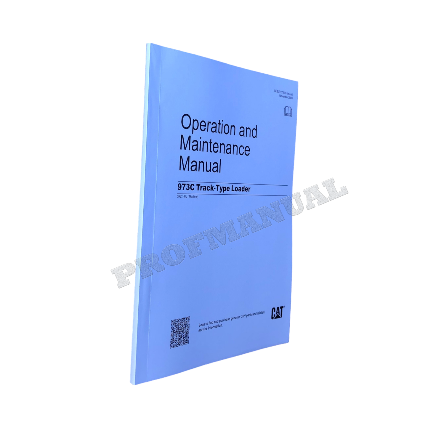 Caterpillar 973C Track Type Loader Operators Maintenance Manual 3RZ1-Up