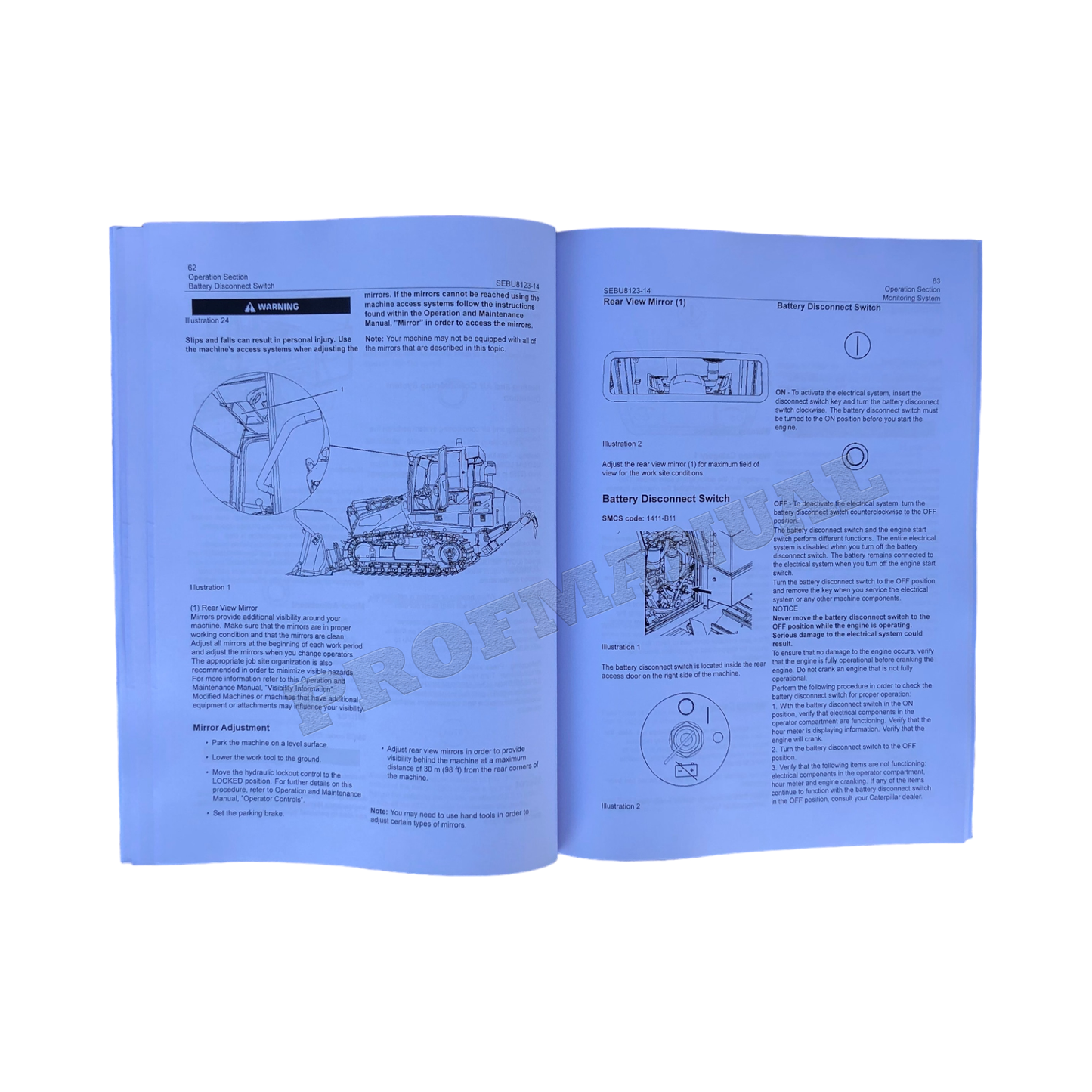 Caterpillar 953D Track Type Loader Operators Maintenance Manual